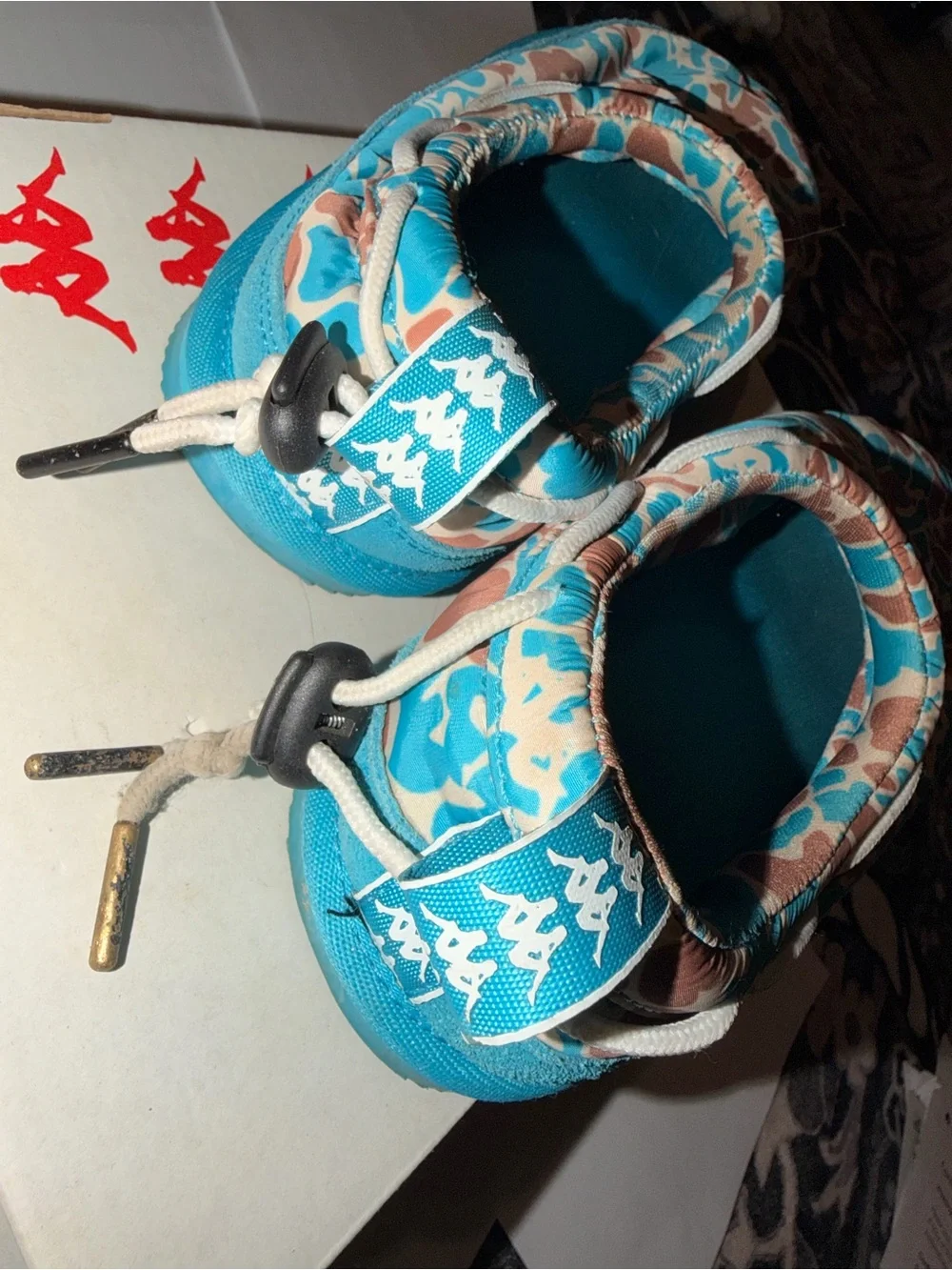 Kappa Mule 7s blue peacock